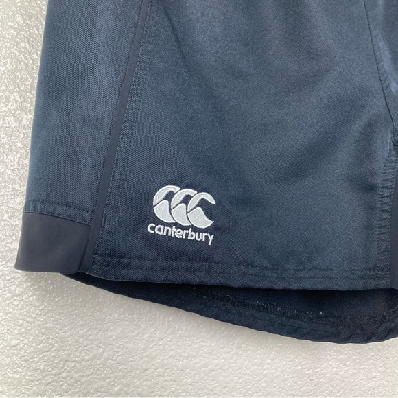 Canterbury Mens Rugby Shorts XL Advantage Black Sports Drawstring Waist - Picture 7 of 15